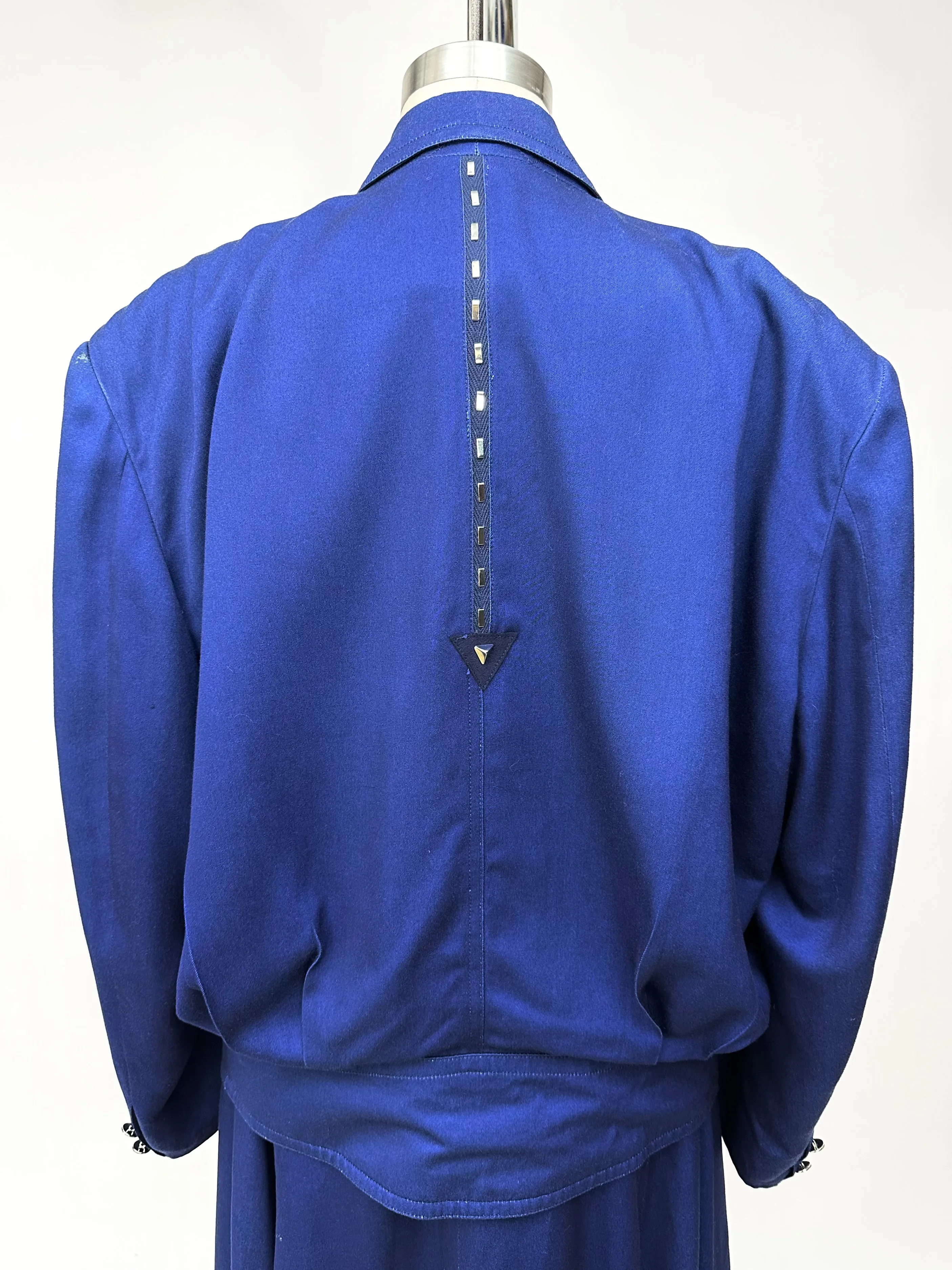 1980s Kansai O² Arrow Embellished Skirt Set