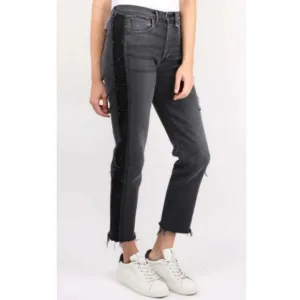3x1 Made Here Faded Black W3 Cora Crop High Rise Jeans Jolee Wash size 26