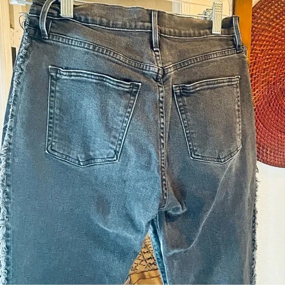 3x1 Made Here Faded Black W3 Cora Crop High Rise Jeans Jolee Wash size 26