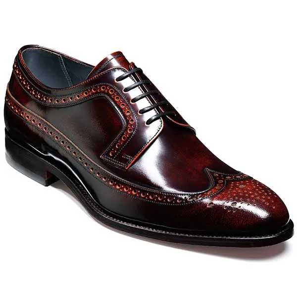 40% OFF BARKER Woodbridge Shoes - Mens Brogues - Brandy Polish - Size: UK 12
