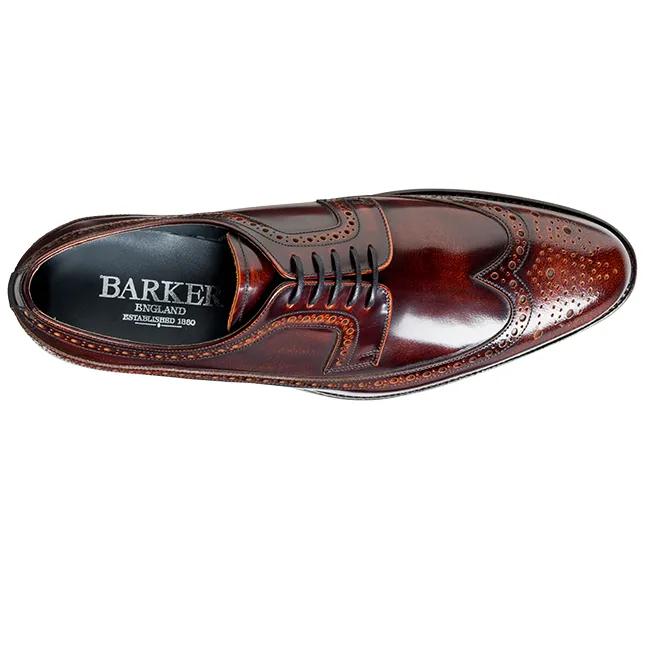 40% OFF BARKER Woodbridge Shoes - Mens Brogues - Brandy Polish - Size: UK 12