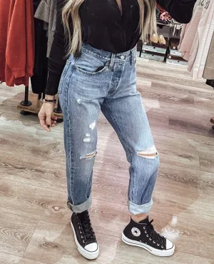 501® Straight Leg Distressed Jeans Oxnard Athens Crown