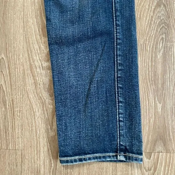 7 For All Mankind Distressed Josefina Skinny Boyfriend Jeans, Size 26