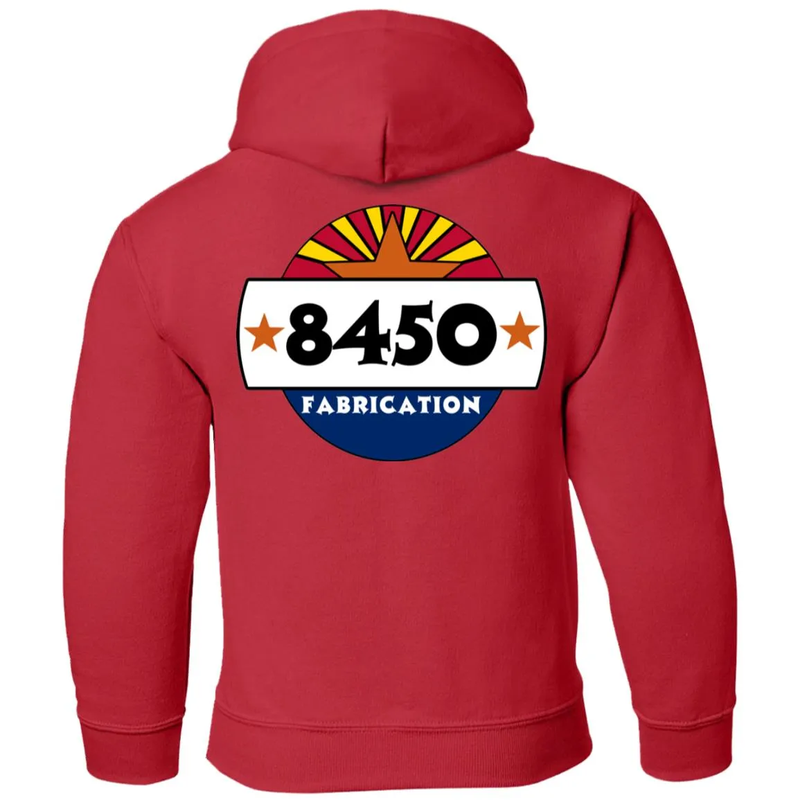 8450 Fabrication 2-sided print G185B Gildan Youth Pullover Hoodie
