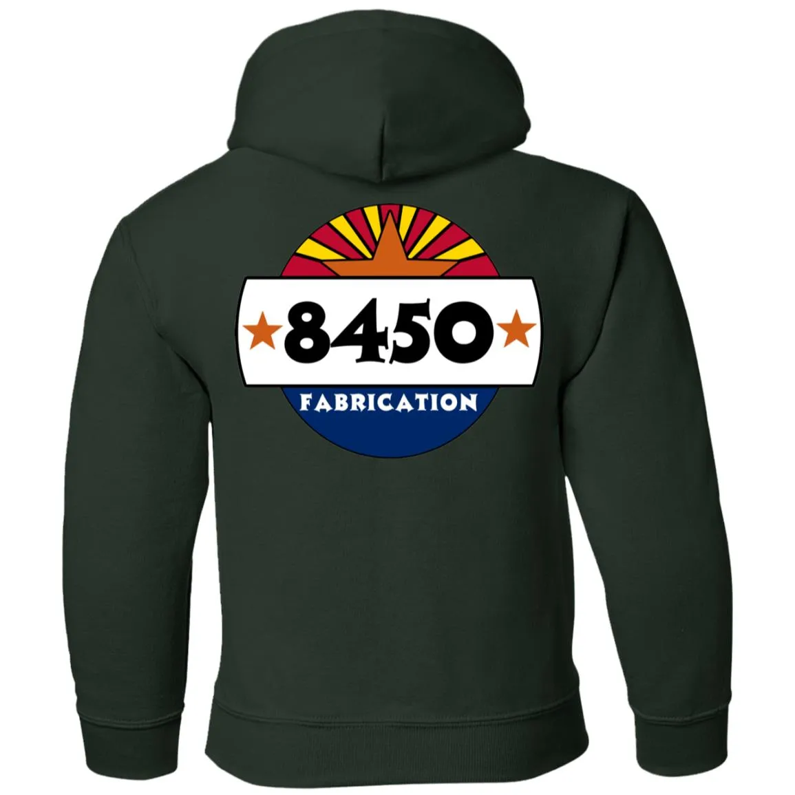 8450 Fabrication 2-sided print G185B Gildan Youth Pullover Hoodie