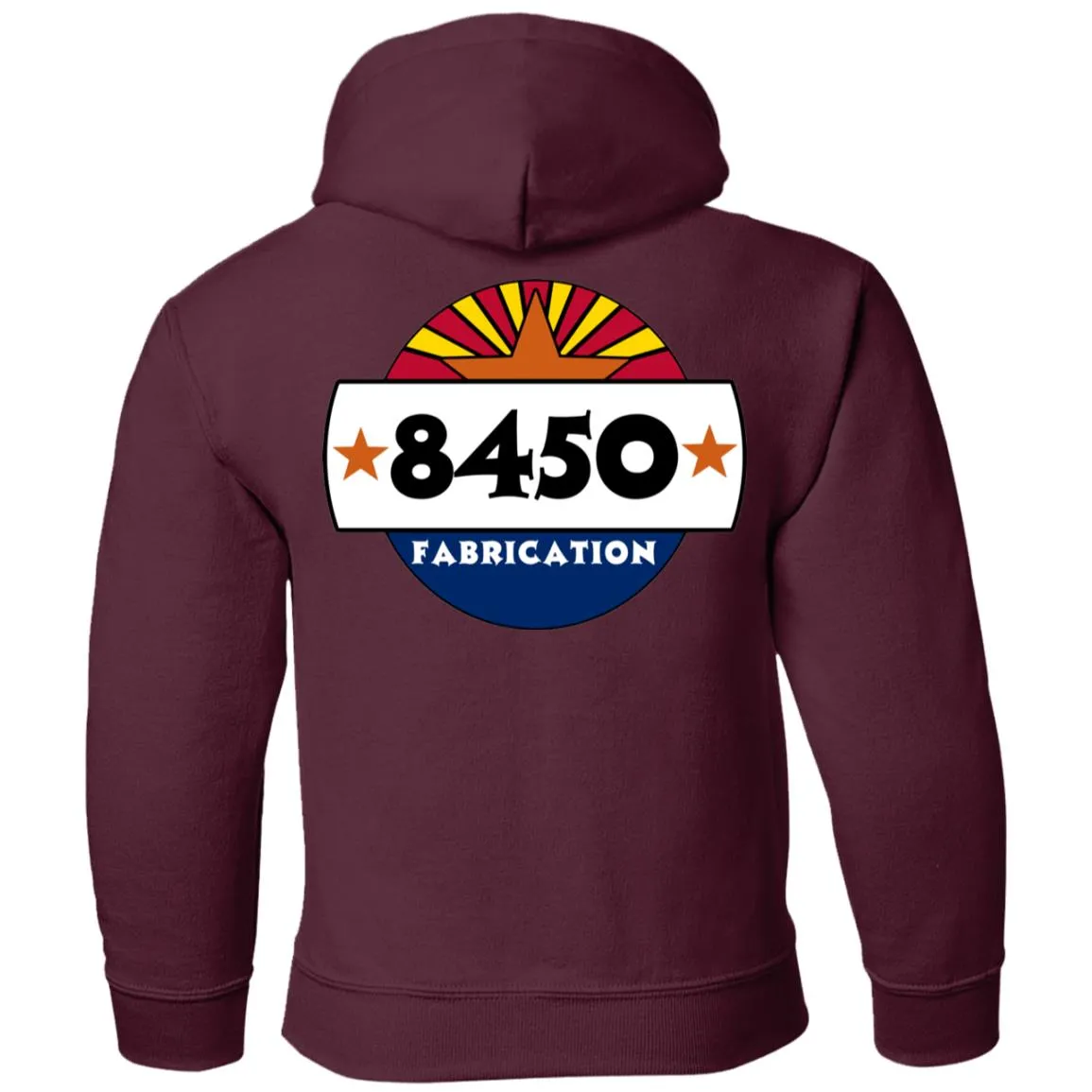 8450 Fabrication 2-sided print G185B Gildan Youth Pullover Hoodie