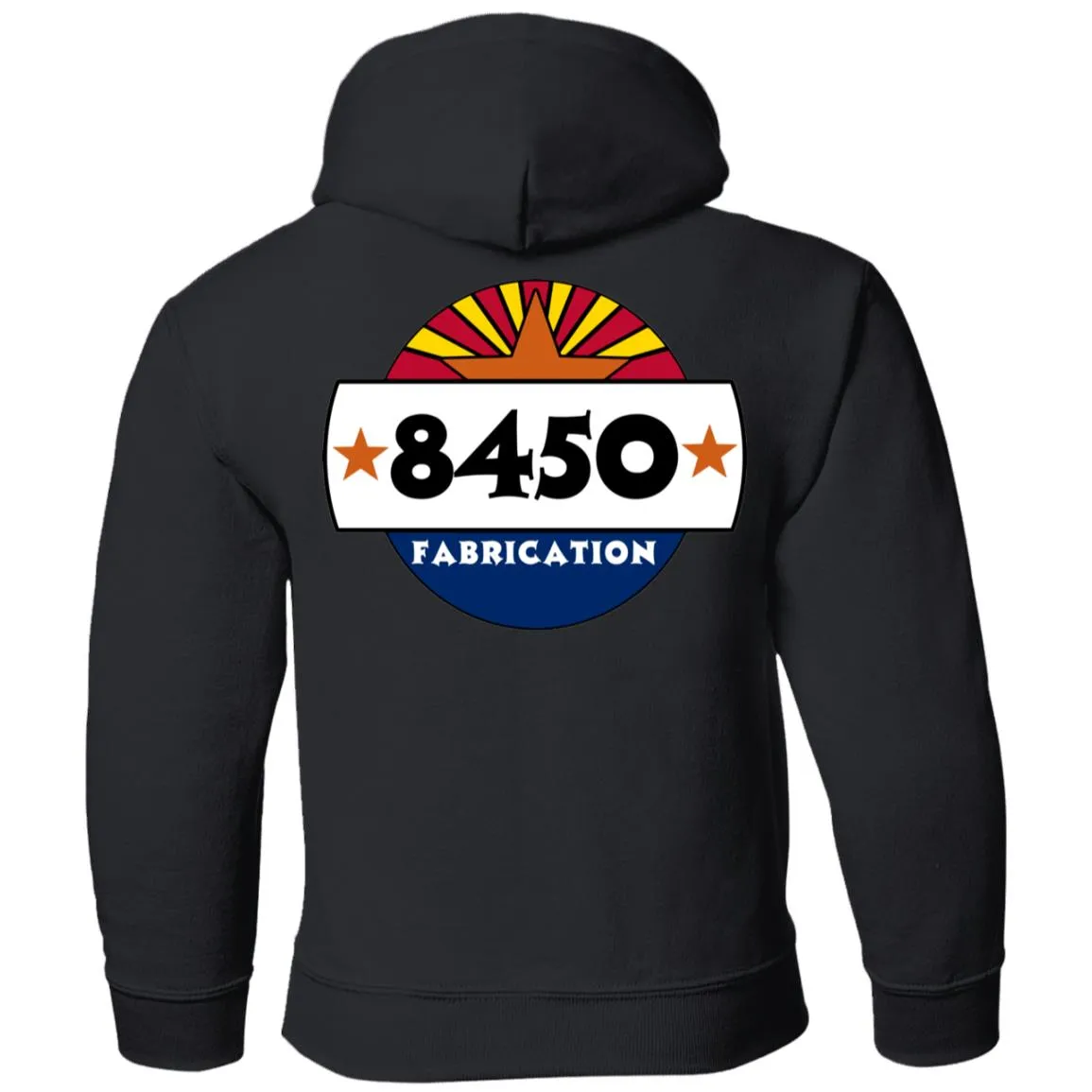 8450 Fabrication 2-sided print G185B Gildan Youth Pullover Hoodie