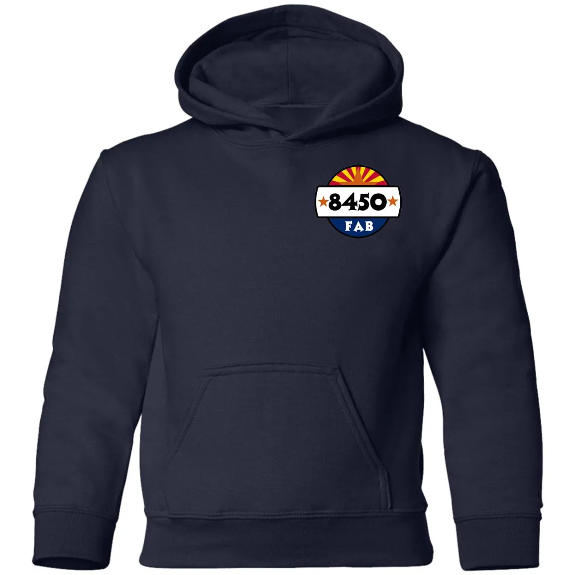 8450 Fabrication 2-sided print G185B Gildan Youth Pullover Hoodie