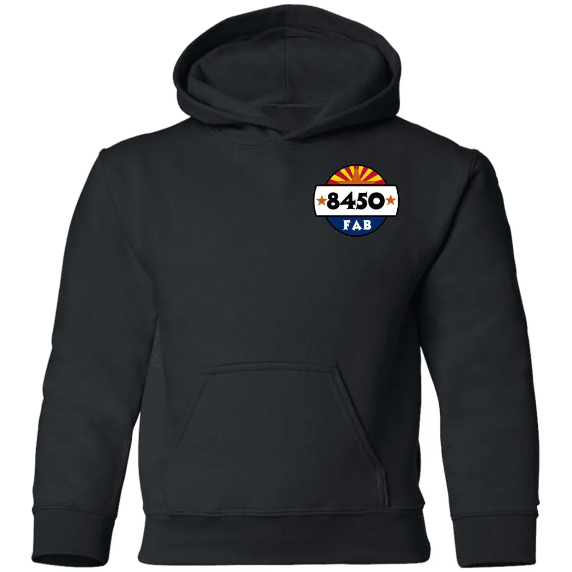 8450 Fabrication 2-sided print G185B Gildan Youth Pullover Hoodie