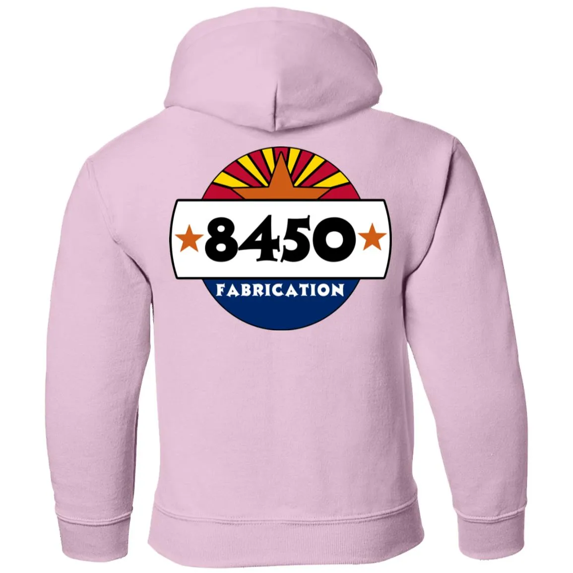 8450 Fabrication 2-sided print G185B Gildan Youth Pullover Hoodie