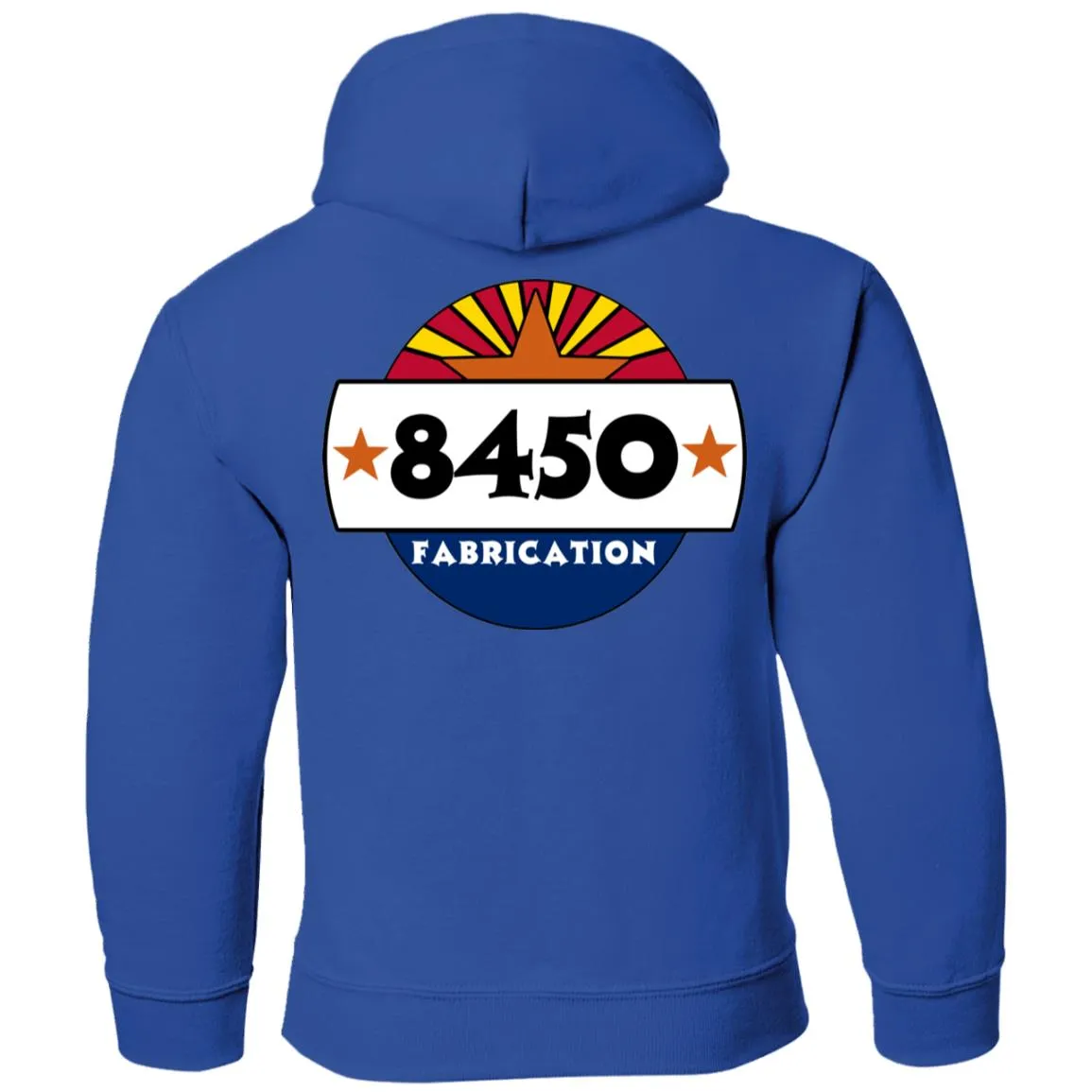 8450 Fabrication 2-sided print G185B Gildan Youth Pullover Hoodie