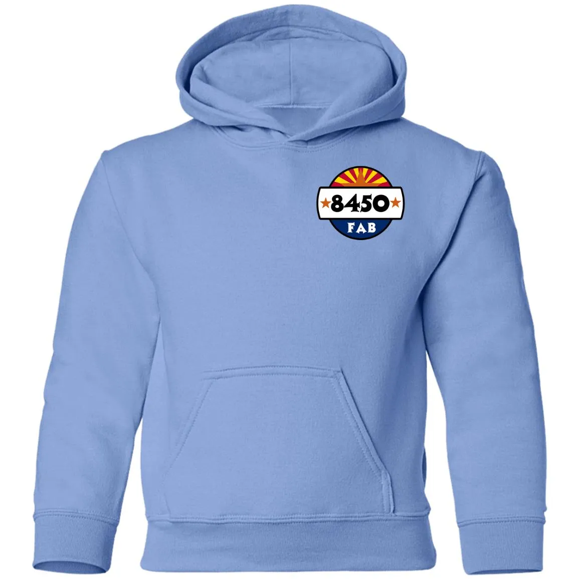 8450 Fabrication 2-sided print G185B Gildan Youth Pullover Hoodie
