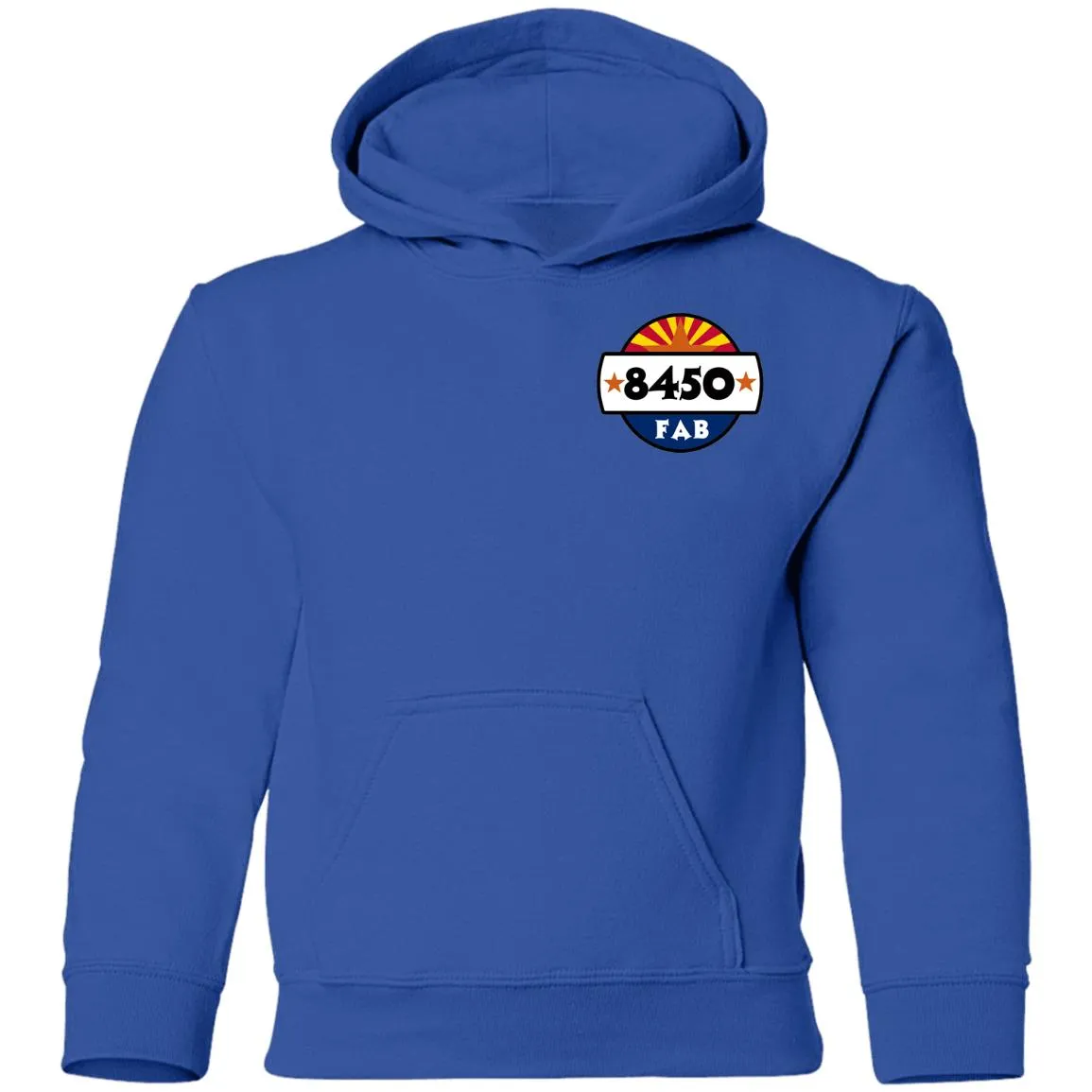 8450 Fabrication 2-sided print G185B Gildan Youth Pullover Hoodie