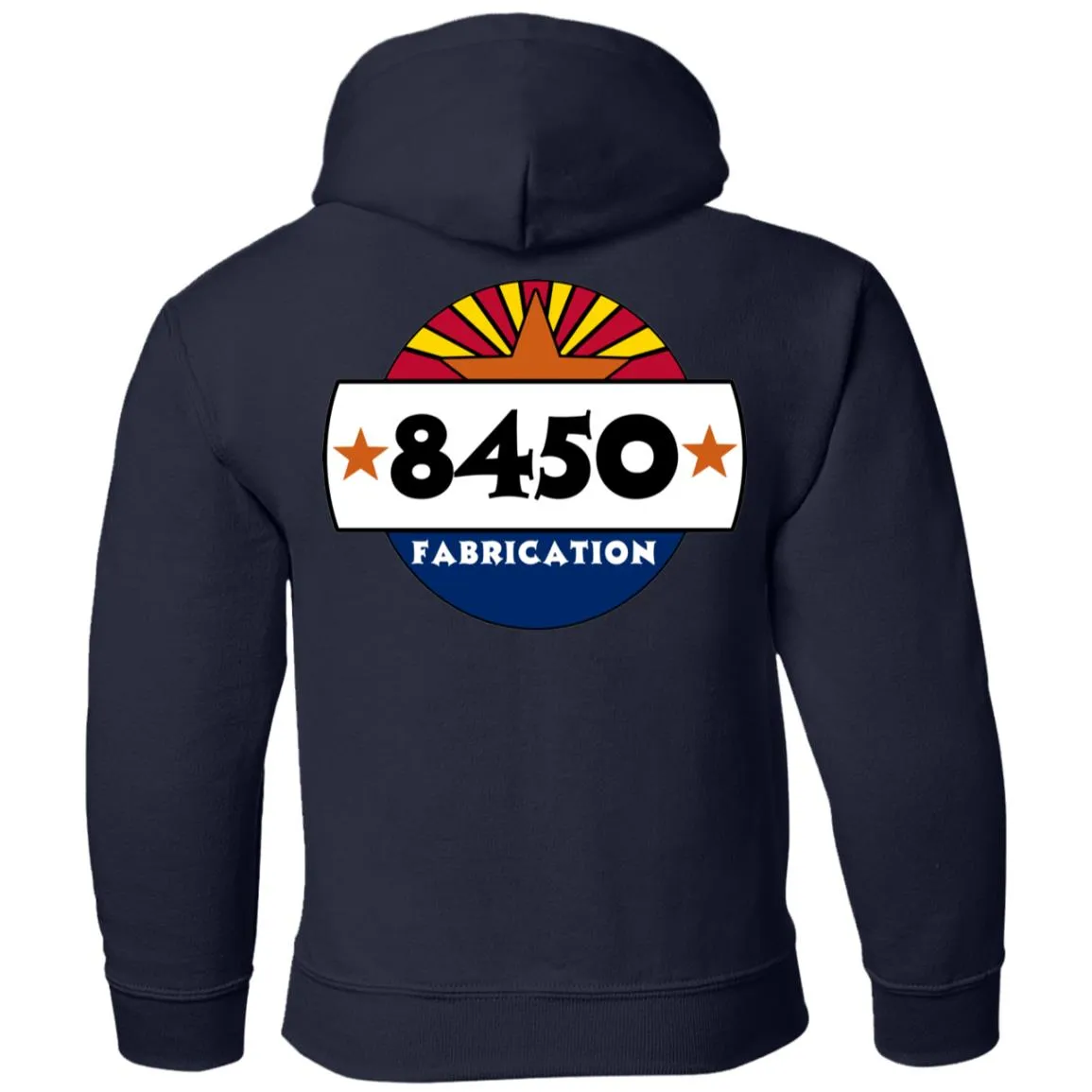 8450 Fabrication 2-sided print G185B Gildan Youth Pullover Hoodie