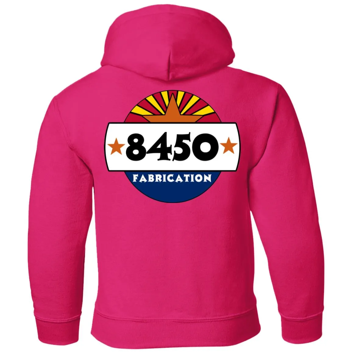 8450 Fabrication 2-sided print G185B Gildan Youth Pullover Hoodie