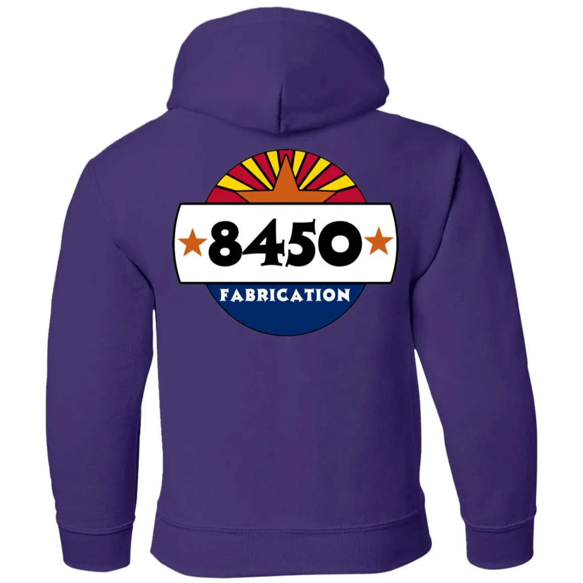 8450 Fabrication 2-sided print G185B Gildan Youth Pullover Hoodie