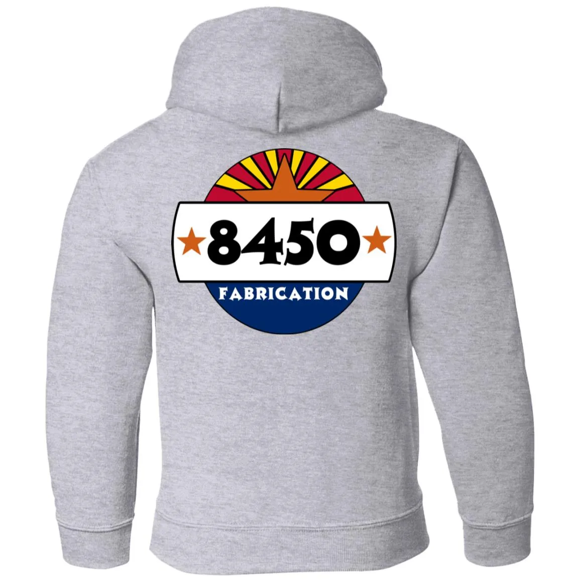 8450 Fabrication 2-sided print G185B Gildan Youth Pullover Hoodie