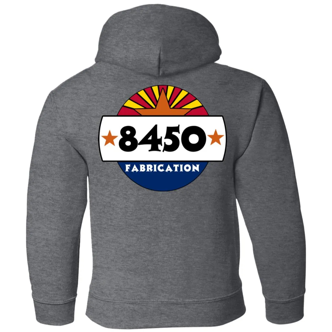 8450 Fabrication 2-sided print G185B Gildan Youth Pullover Hoodie