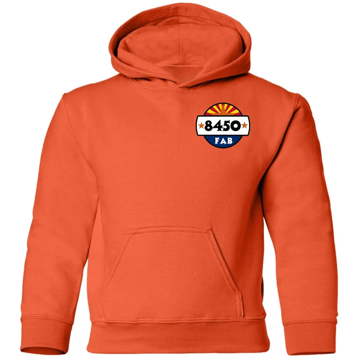 8450 Fabrication 2-sided print G185B Gildan Youth Pullover Hoodie