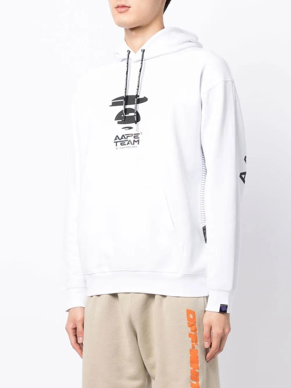 AAPE BY *A BATHING APE® graphic logo-print hoodie