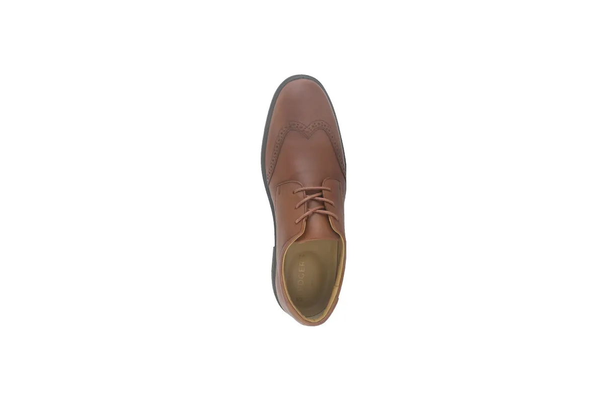 Accent Tan Brogue Derby Shoes