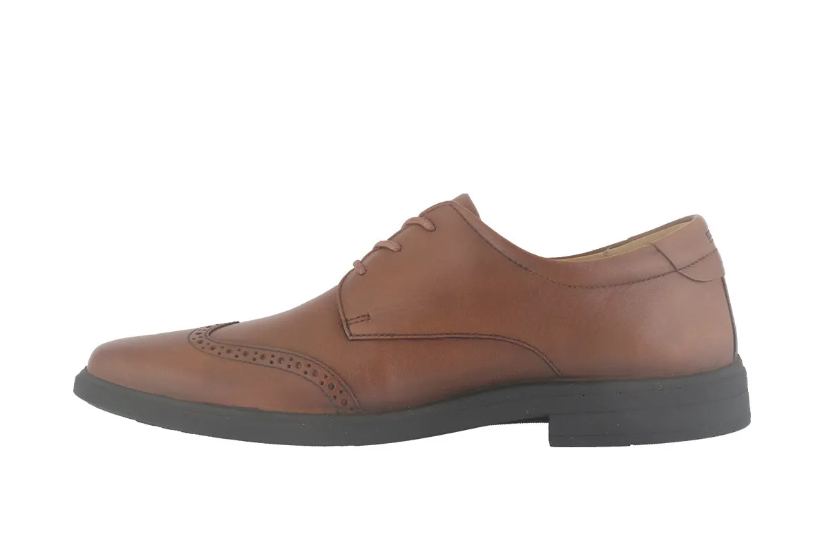Accent Tan Brogue Derby Shoes