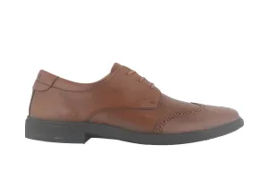 Accent Tan Brogue Derby Shoes