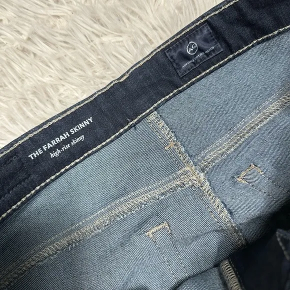 Adriano Goldschmied The Farrah Skinny Jeans High Rise Size 29R 29x31 - Dark Blue