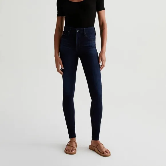 Adriano Goldschmied The Farrah Skinny Jeans High Rise Size 29R 29x31 - Dark Blue