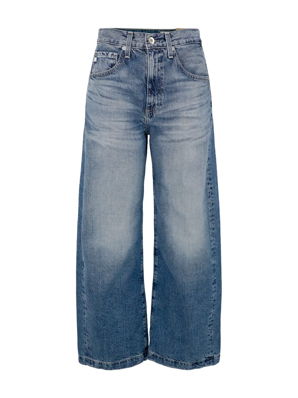 AG Jeans Hattie High-Rise Barrel in Bari
