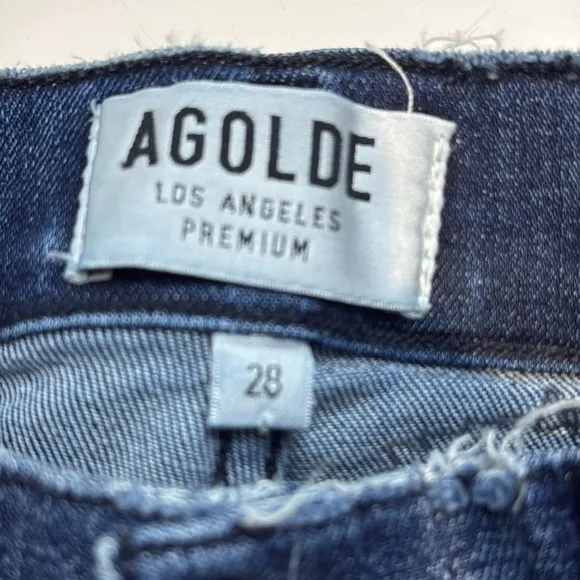AGOLDE Sophie Super Distressed Skinny Jeans Size 28