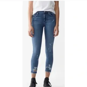 AGOLDE Sophie Super Distressed Skinny Jeans Size 28
