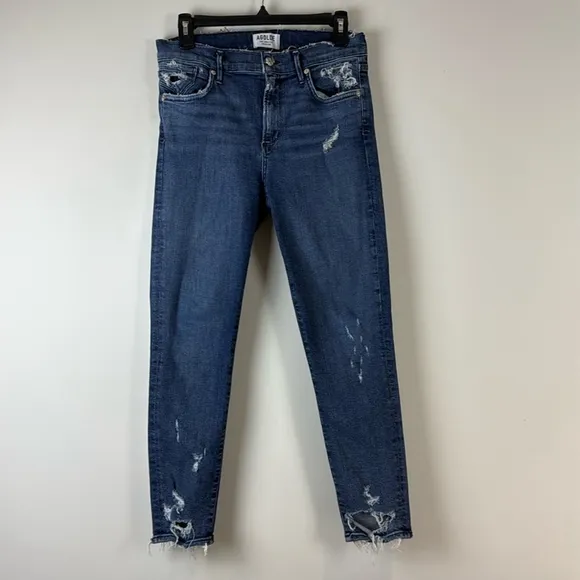 AGOLDE Sophie Super Distressed Skinny Jeans Size 28