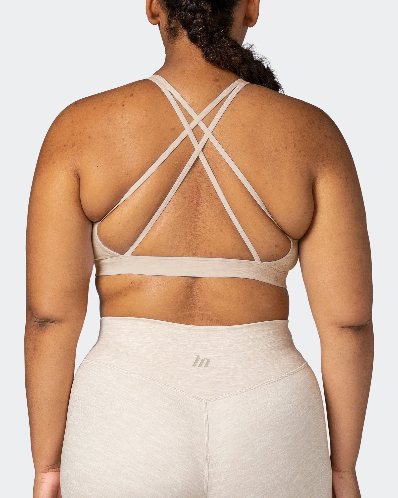 Aim High Bra - Almond Marl