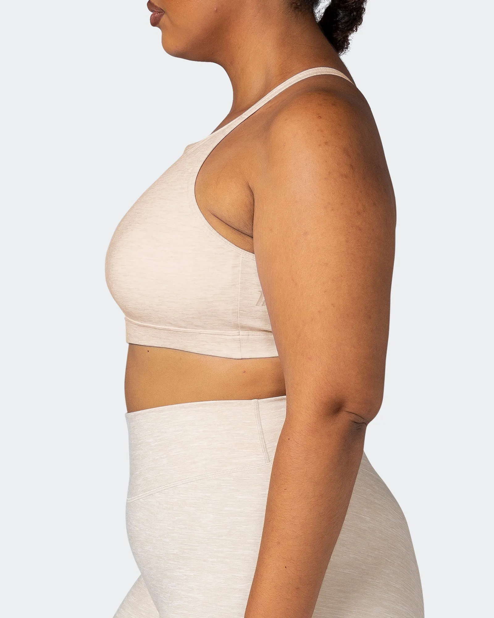 Aim High Bra - Almond Marl