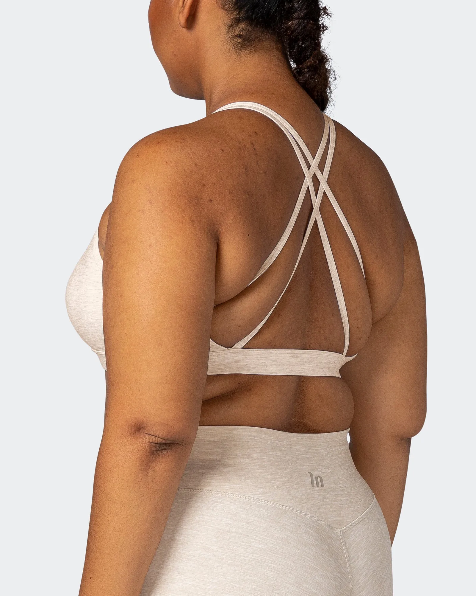 Aim High Bra - Almond Marl