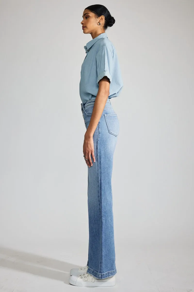 Aisha Premier High Rise Holly Flare Jeans