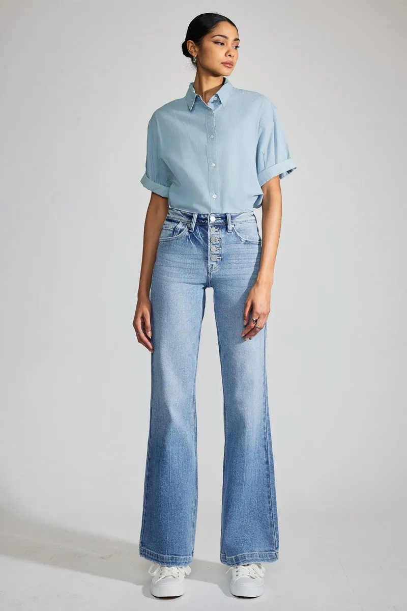 Aisha Premier High Rise Holly Flare Jeans