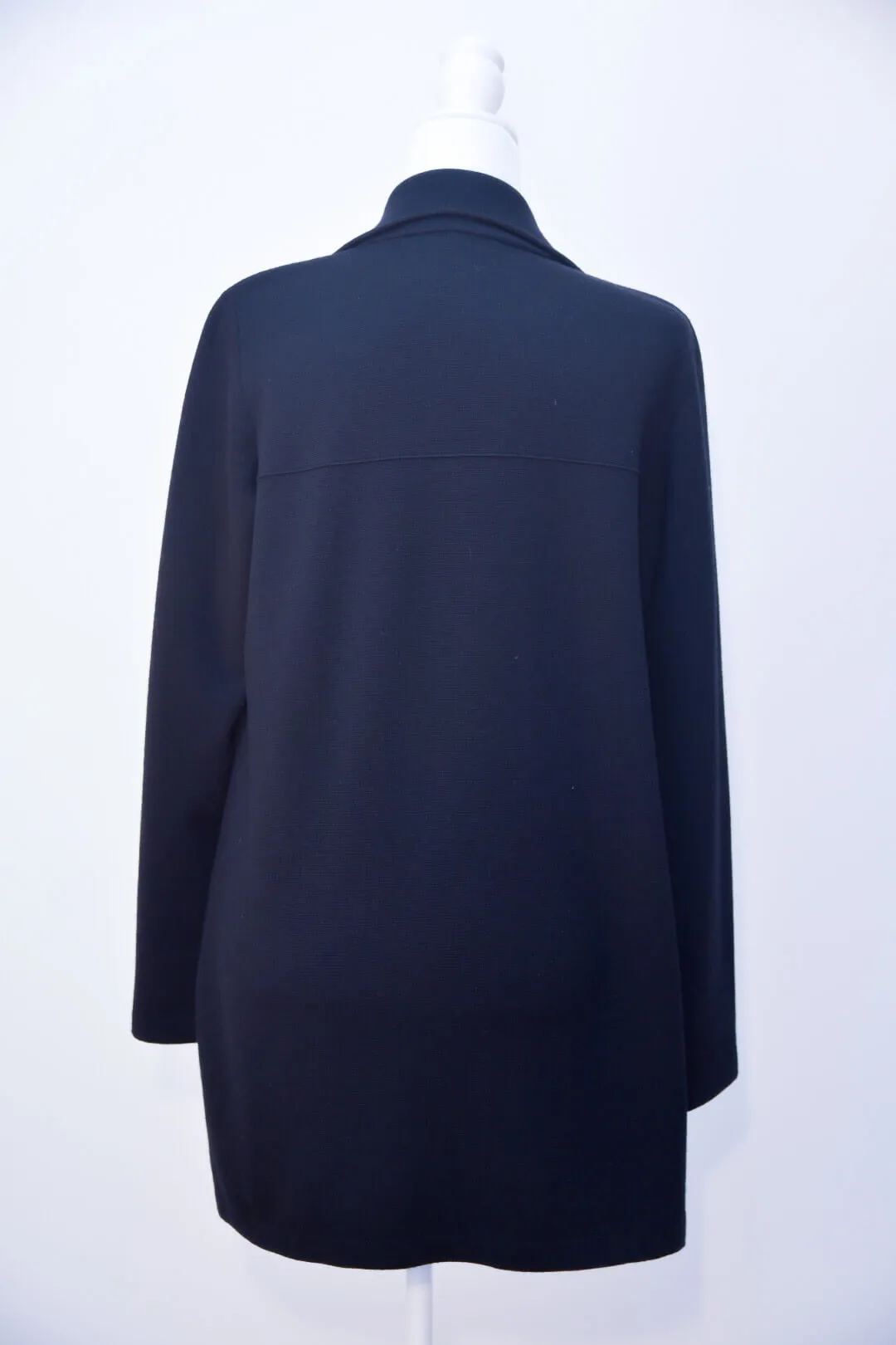 Akris Full Zip Collared Front Pocket Sweater
