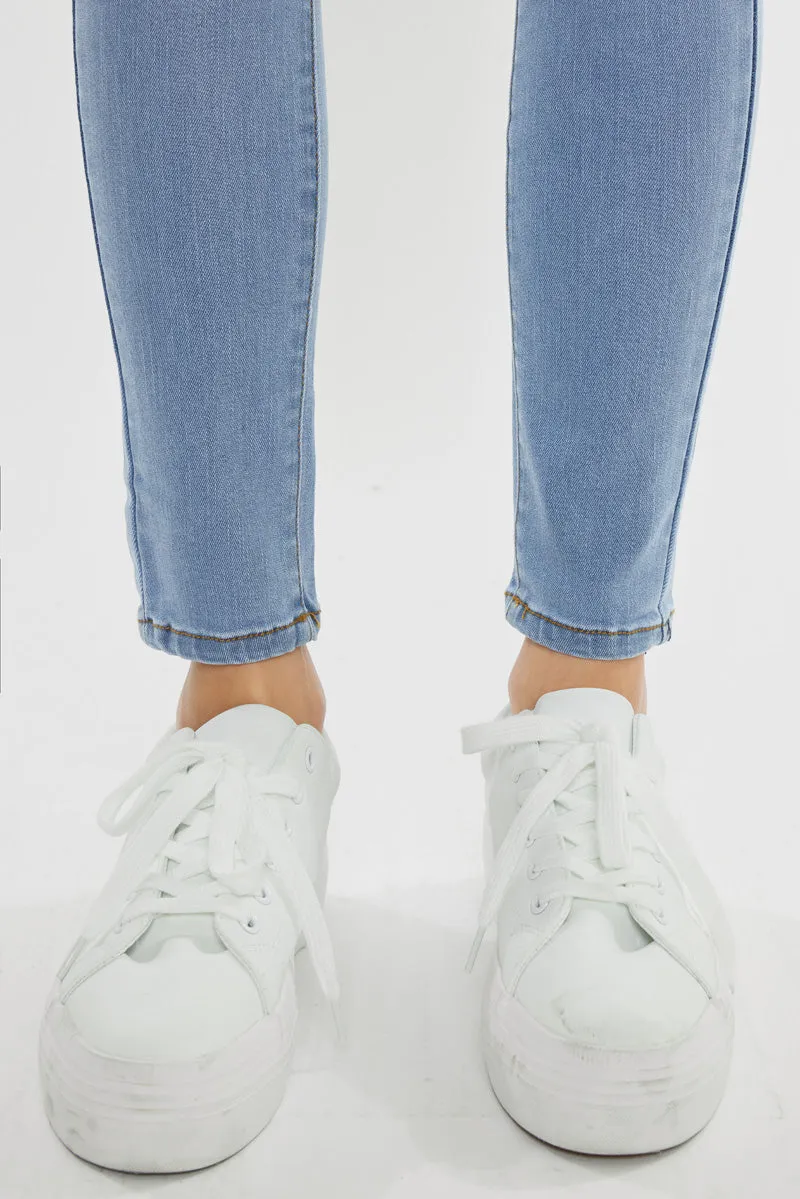 Alani Mid Rise Super Skinny Jeans