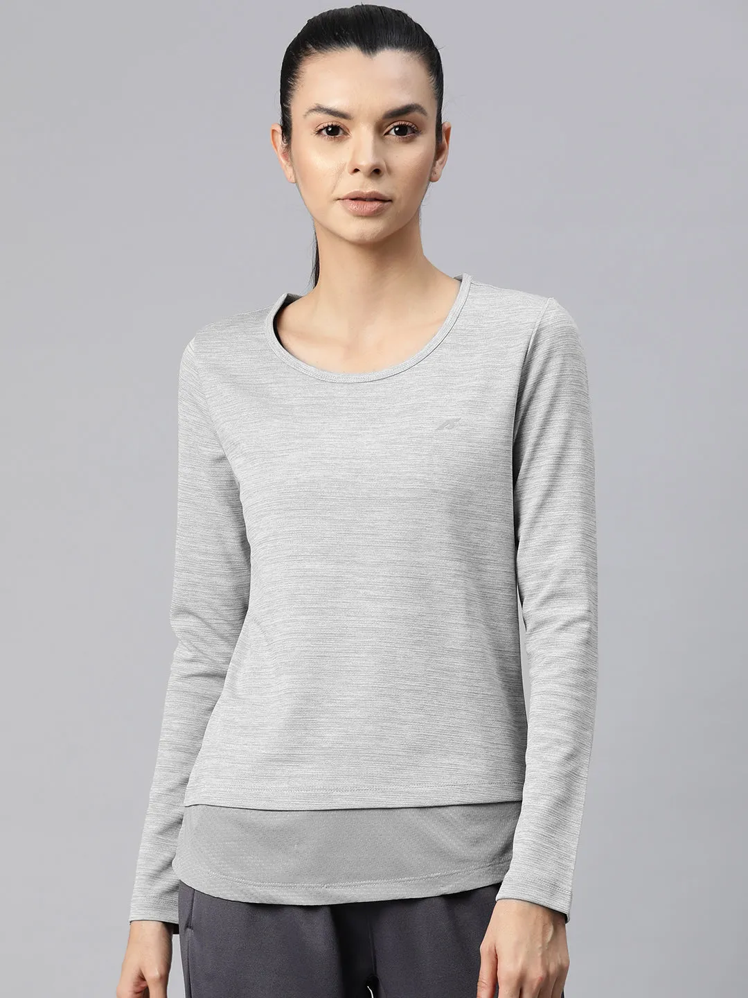 Alcis Women Motion Maven Printed Dry Tech Slim Fit T-shirt