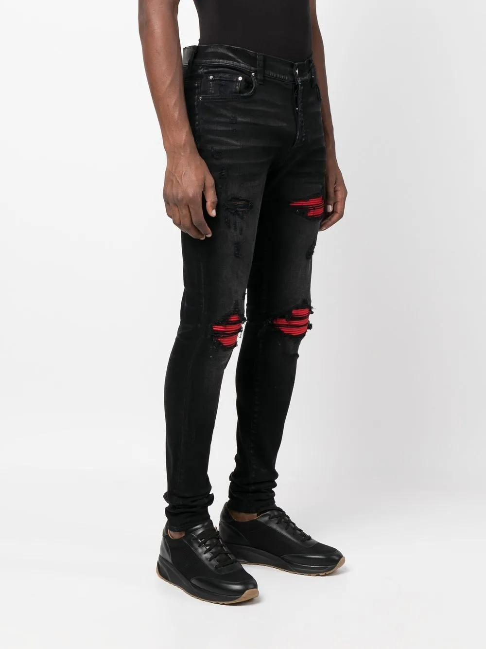 AMIRI distressed skinny-cut jeans