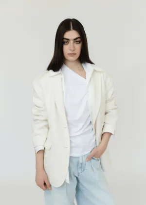 Anine Bing Quinn Blazer in White