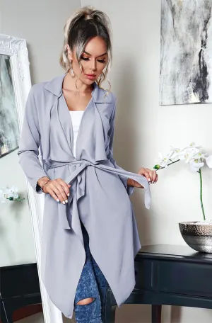 Annabelle Waterfall Belted Jacket