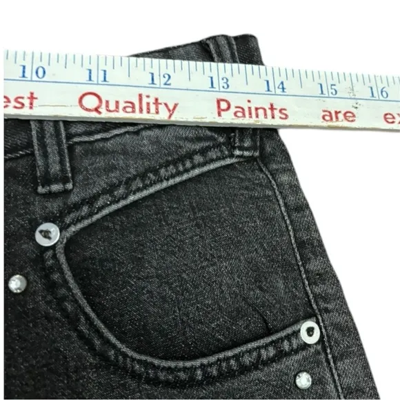 Anthropologie Pilcro &amp; The Letterpress Ultra High Rise Rhinestone Jeans Size 26