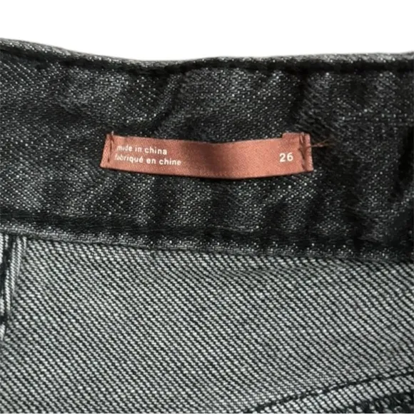 Anthropologie Pilcro &amp; The Letterpress Ultra High Rise Rhinestone Jeans Size 26