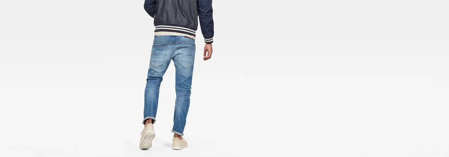Arc 3D Slim Jeans Authentic Faded Blue