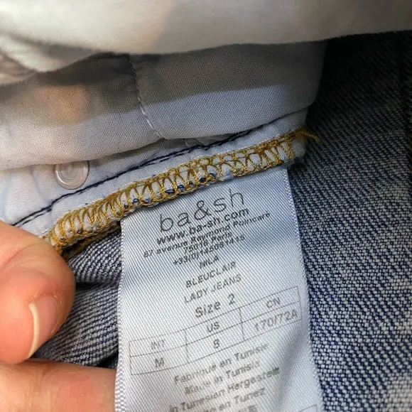 BA&amp;SH Nila Bleuclair High Rise Skinny Lady Jeans