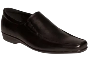 Bacco Bucci Jake Black Leather Slip On Loafer