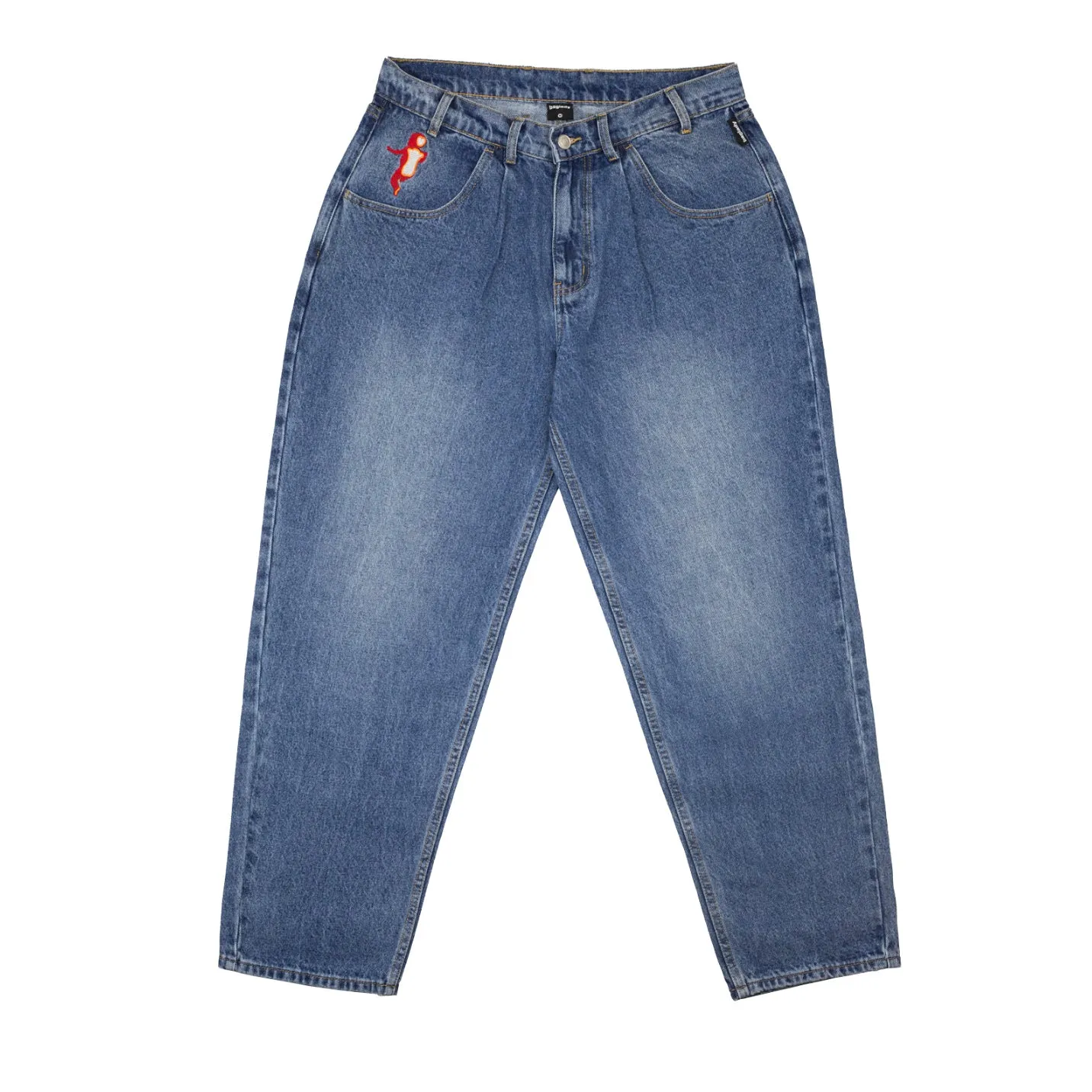 BAGGY LAD FADED DENIM JEANS
